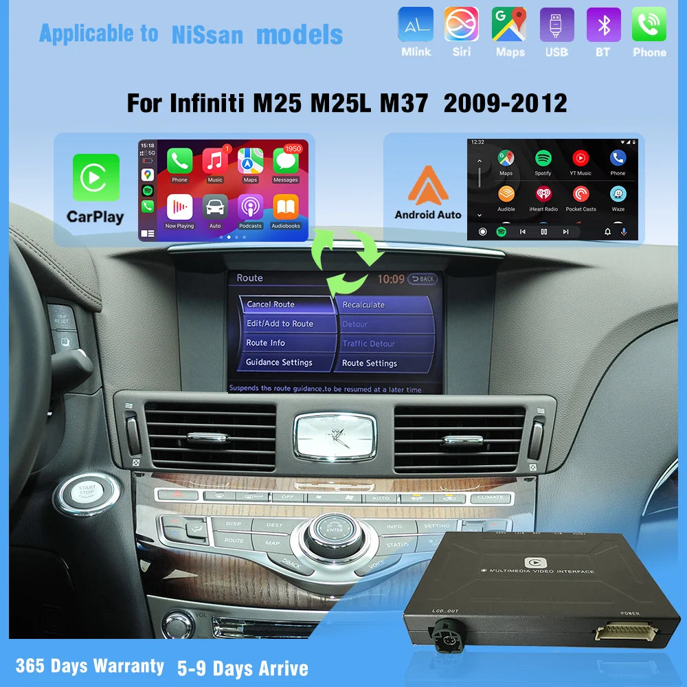 RGB - Ambient Light - for Infiniti M25L M37 M25 2009-2012 - App Control - Car Interior Lighting