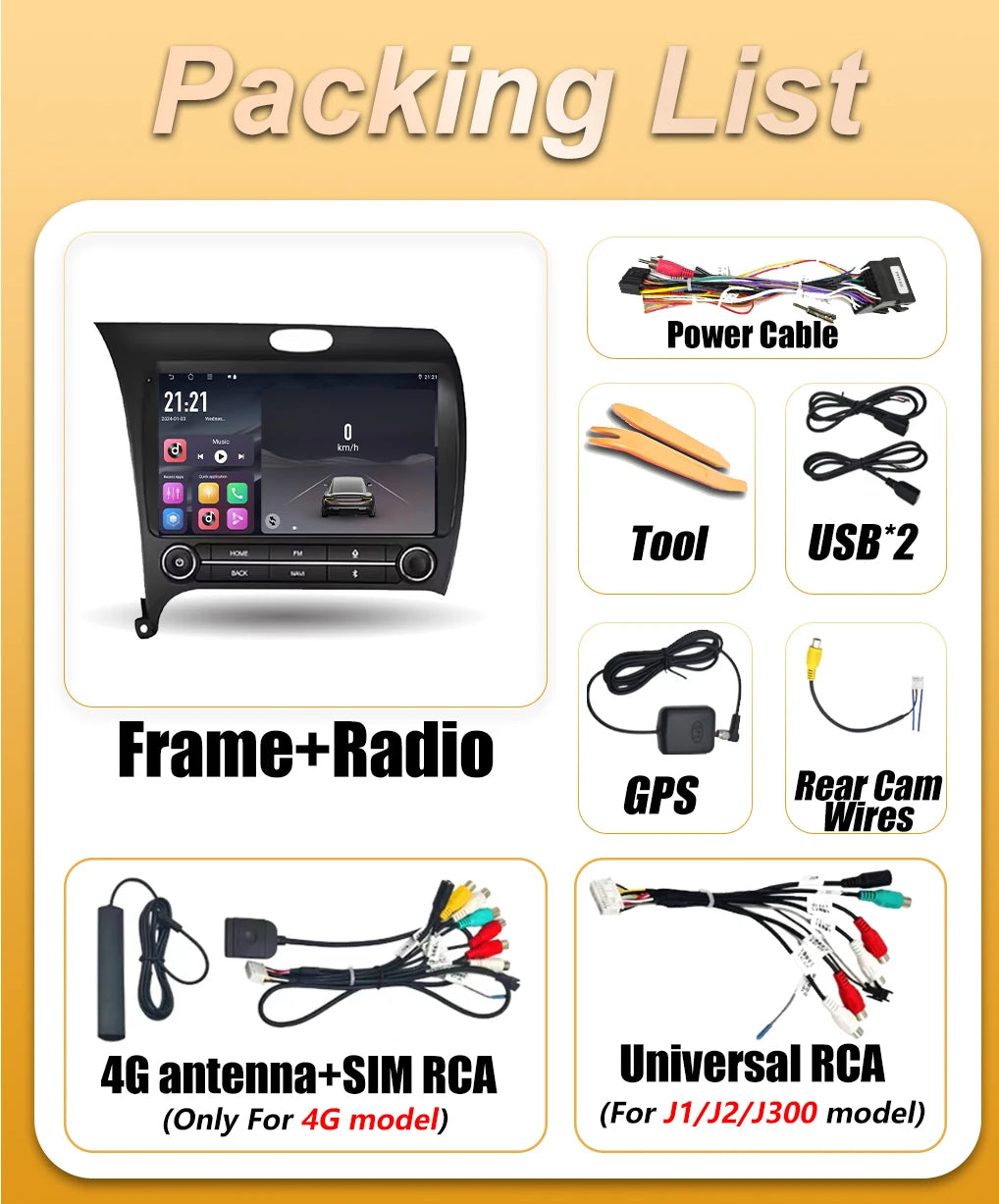 Android 16 Auto Stereo For Kia Cerato 3 K3 Forte 2013 2014 2015 2016 2017 2018 Car Radio 5 | AUTOKITSHOP