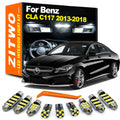 ZITWO 13Pcs LED Bulb Interior Indoor Light Kit For Mercedes Benz CLA Class C117  for Mercedes C117 CLA 2013-2018 - Canbu