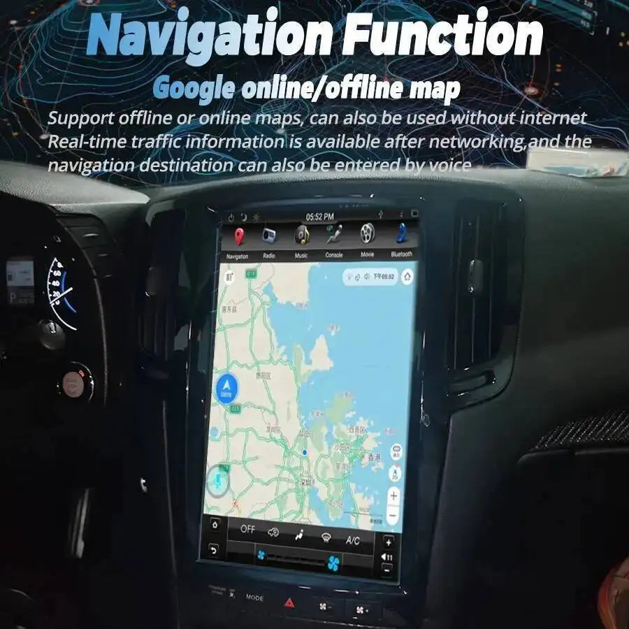 Carplay Navigation Auto Radio Stereo Multimedia Player GPS 13.8“ Android For Infiniti GS35 | AUTOKITSHOP
