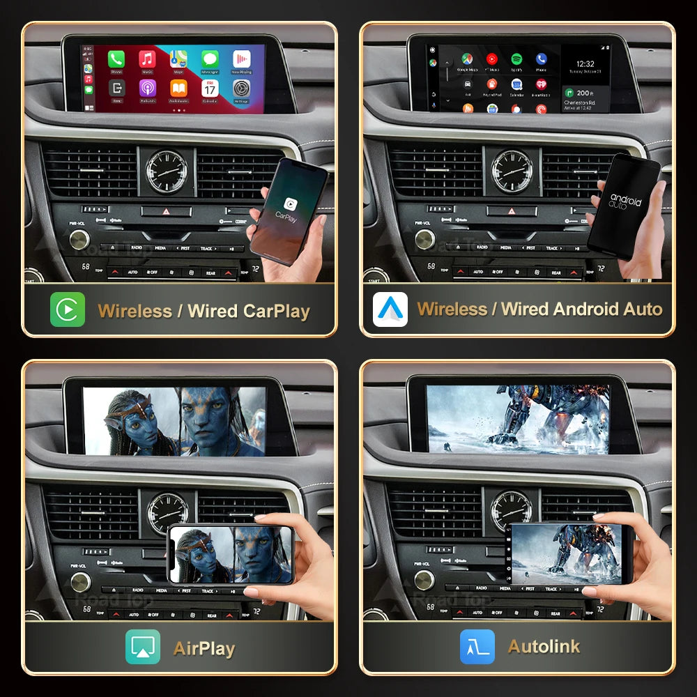 Wireless CarPlay for Lexus RX 2016-2019, with Android Auto Mirror Link AirPlay Car Play Fu