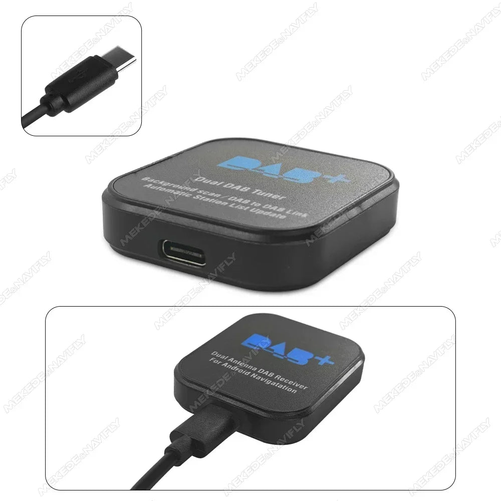 Dab Antenna Radio GPS Receiver Digital DAB+ Adapter Tuner Box Amplified for Android Car Un | AUTOKITSHOP