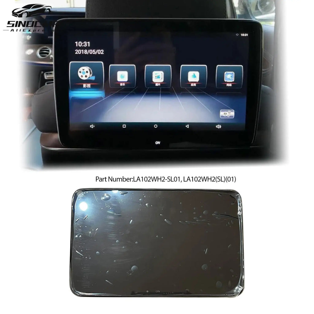 10.2" LCD Display LA102WH2-SL01 LA102WH2(SL)(01) For Mercedes W222 Top Rear Seat Entertain