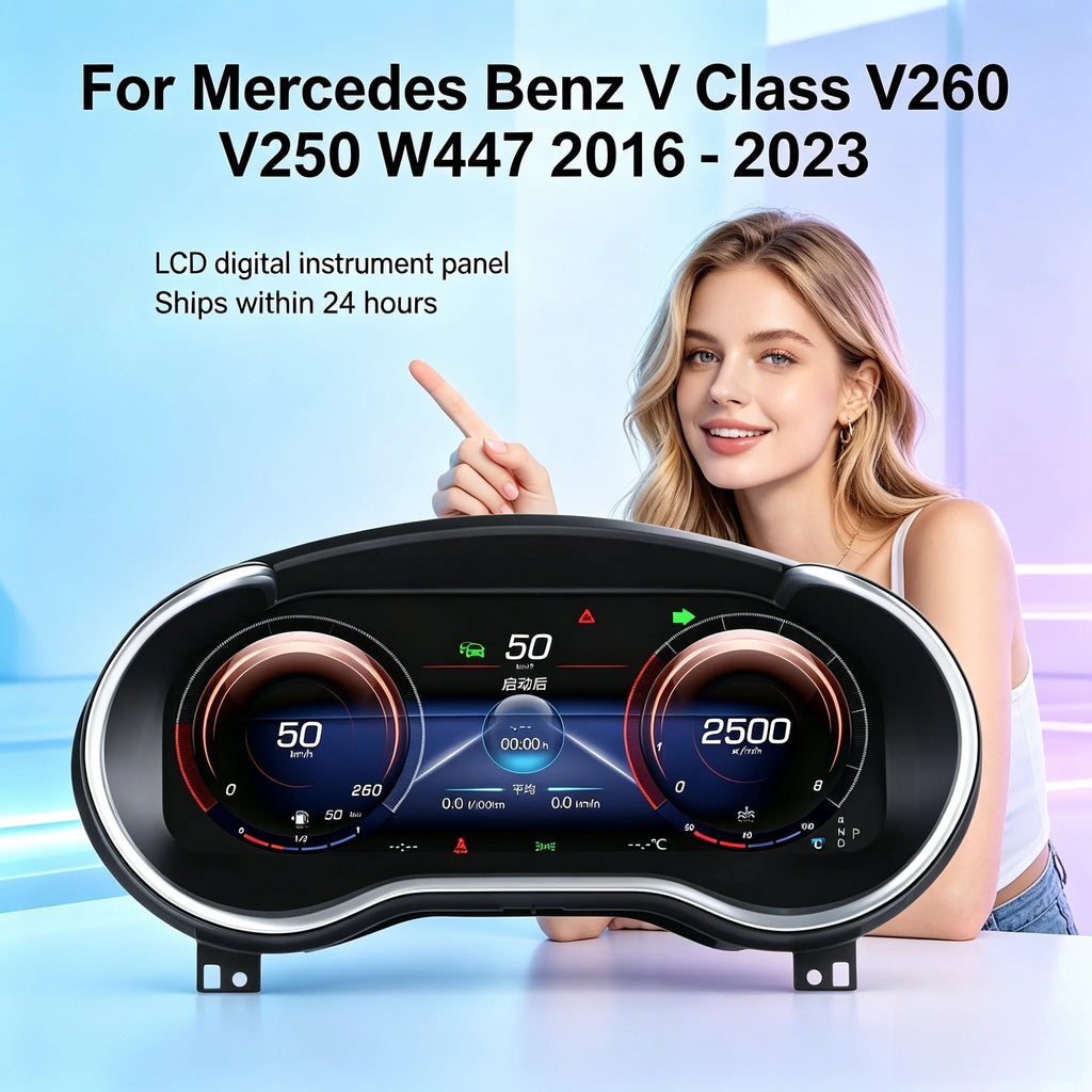 LED Interior Light Kit for Mercedes Vclass 2018-2023 - Canbus Error-Free Interior Bulbs