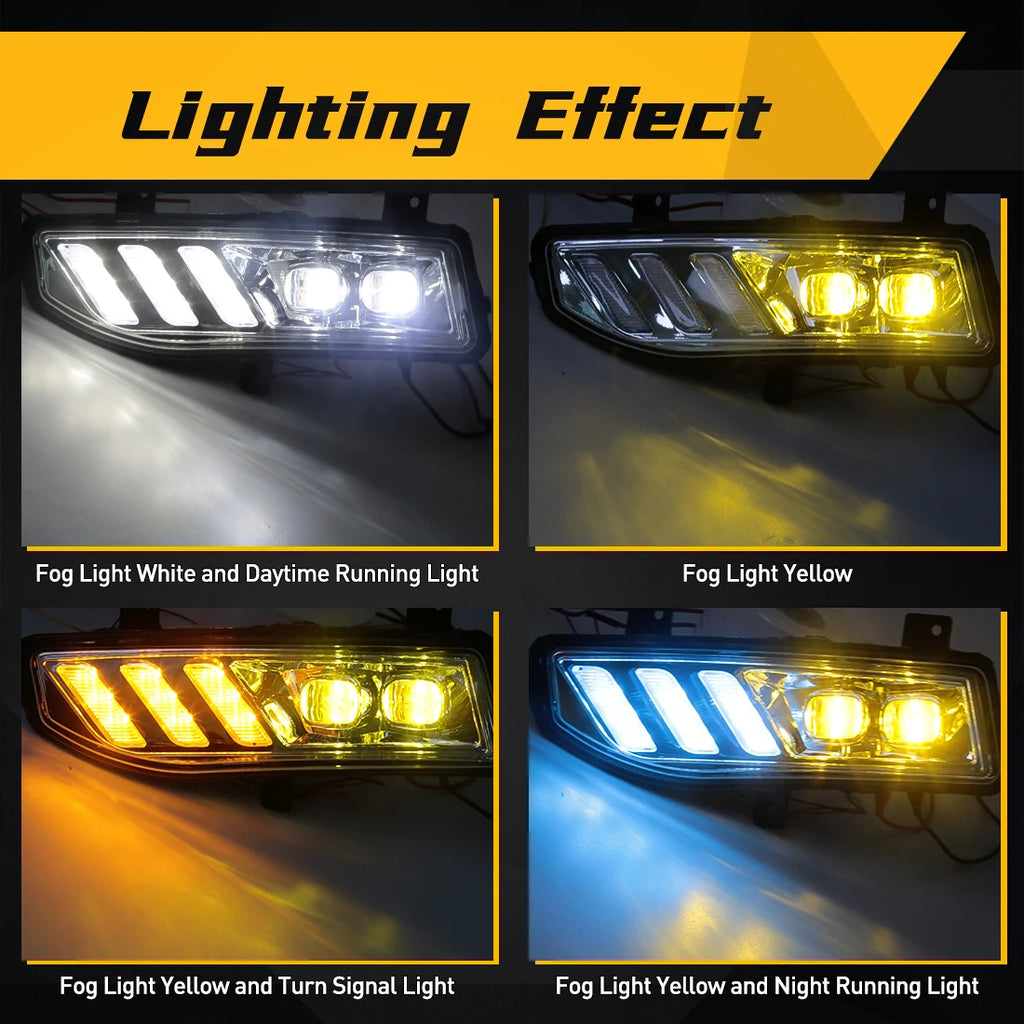 LED Fog lamp Daytime Running Light DRL For Nissan Sentra 2020 Xtrail Rogue Kicks 2017 2018 | AUTOKITSHOP