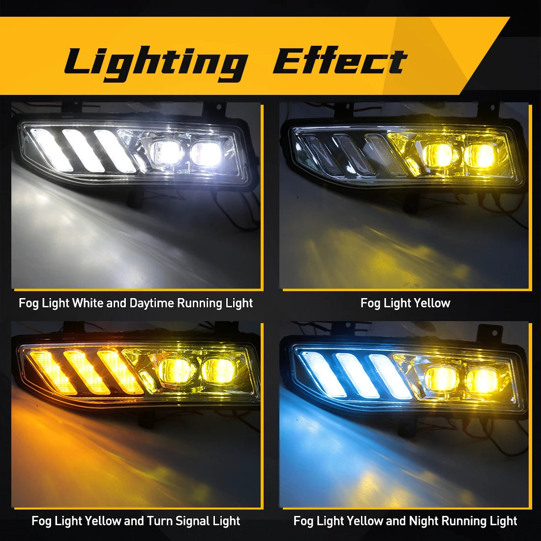 LED Fog lamp Daytime Running Light DRL For Nissan Sentra 2020 Xtrail Rogue Kicks 2017 2018 | AUTOKITSHOP