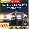 Roadsun D3S LED Headlights HID Bulb 110W Car Light Turbo Lamp Automobile For Audi A7 S7 RS