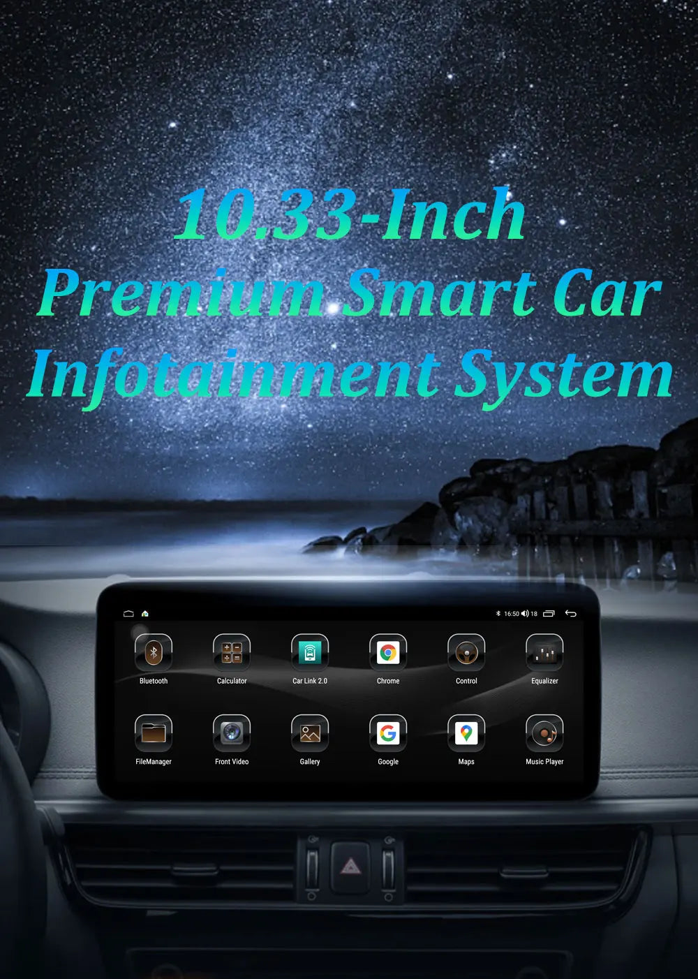 10.33inch Car Radio Android 16 intelligent System Bluetooth WIFl Accessories 4G For Honda  | AUTOKITSHOP