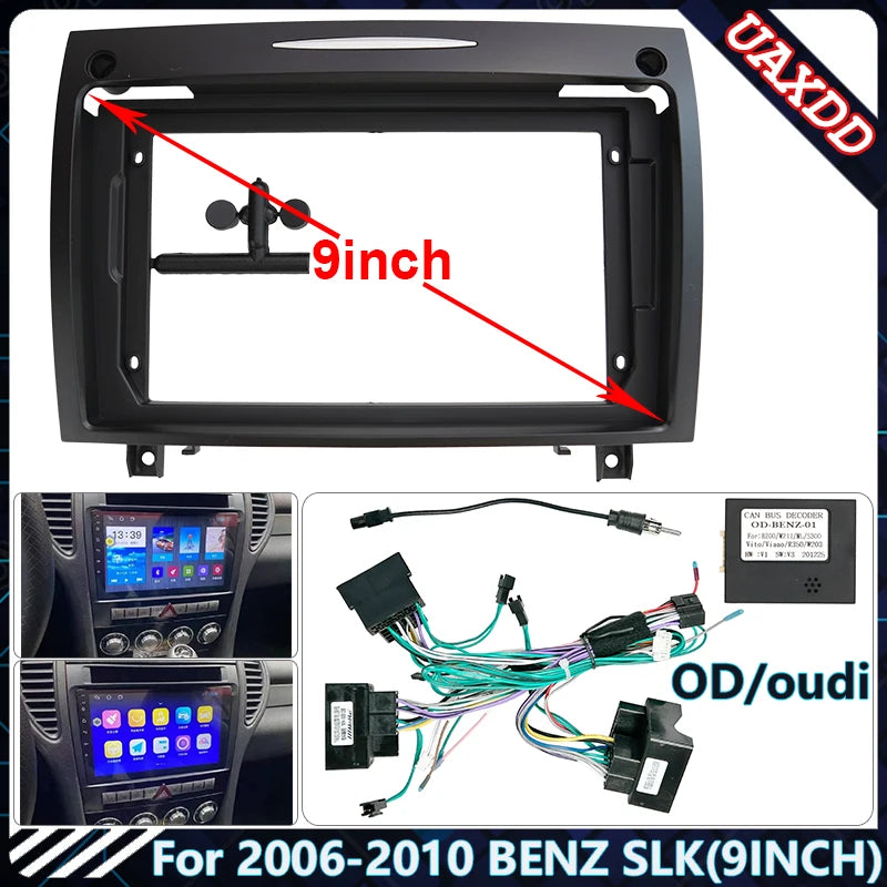 For 2006-2010 BENZ SLK 9INCH DVD Stereo Audio Screen Multimedia Video CD Player MP3 MP5 CD