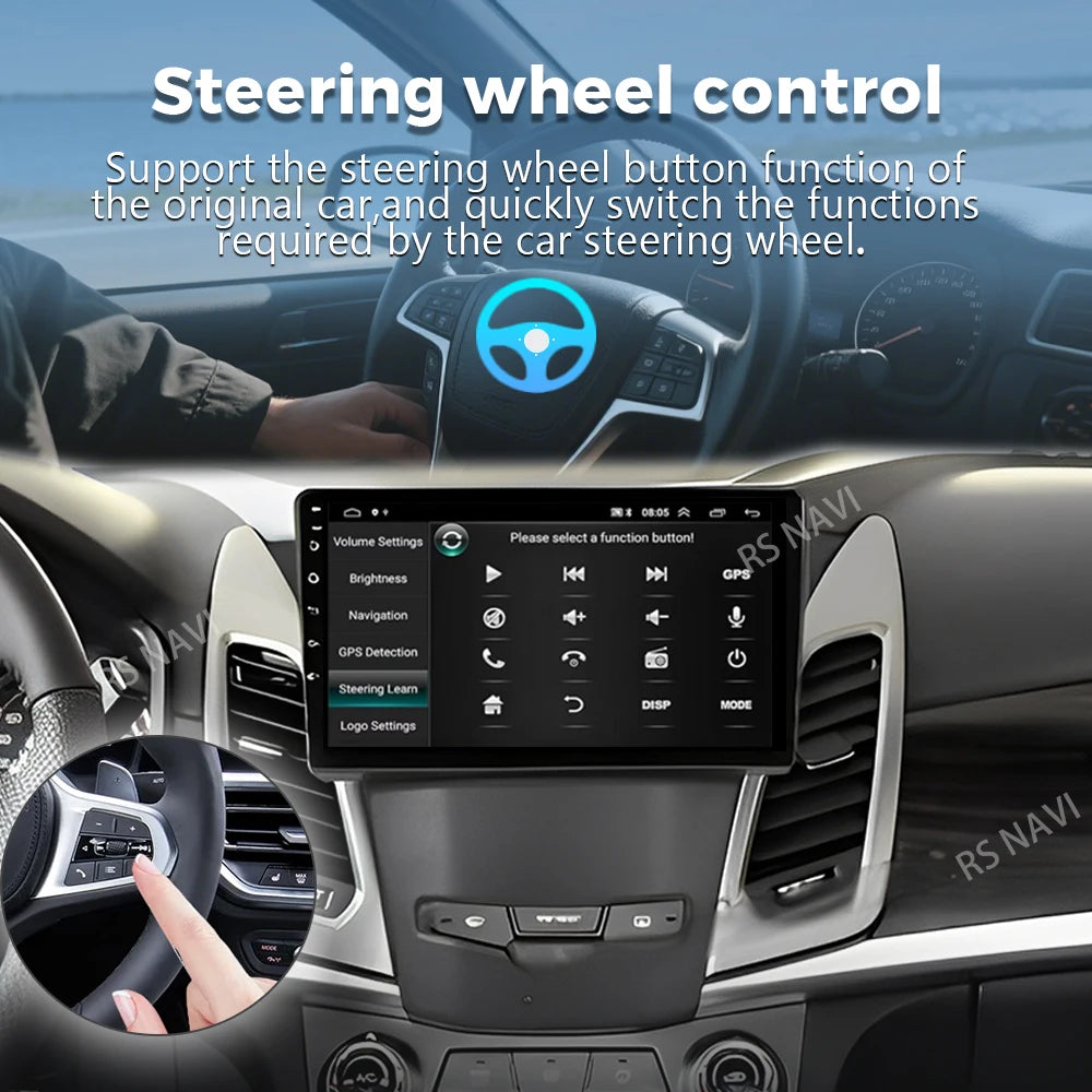 Android 16 For SsangYong Korando 3 Actyon 2 2013 - 2017 2K QLED Stereo Car Radio Multimedi