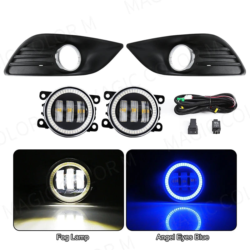 For Ford Focus Focus 2 MK2 2009 2010 2011 Fog Lamps LED DRL Daytime Running Lights Halogen | AUTOKITSHOP