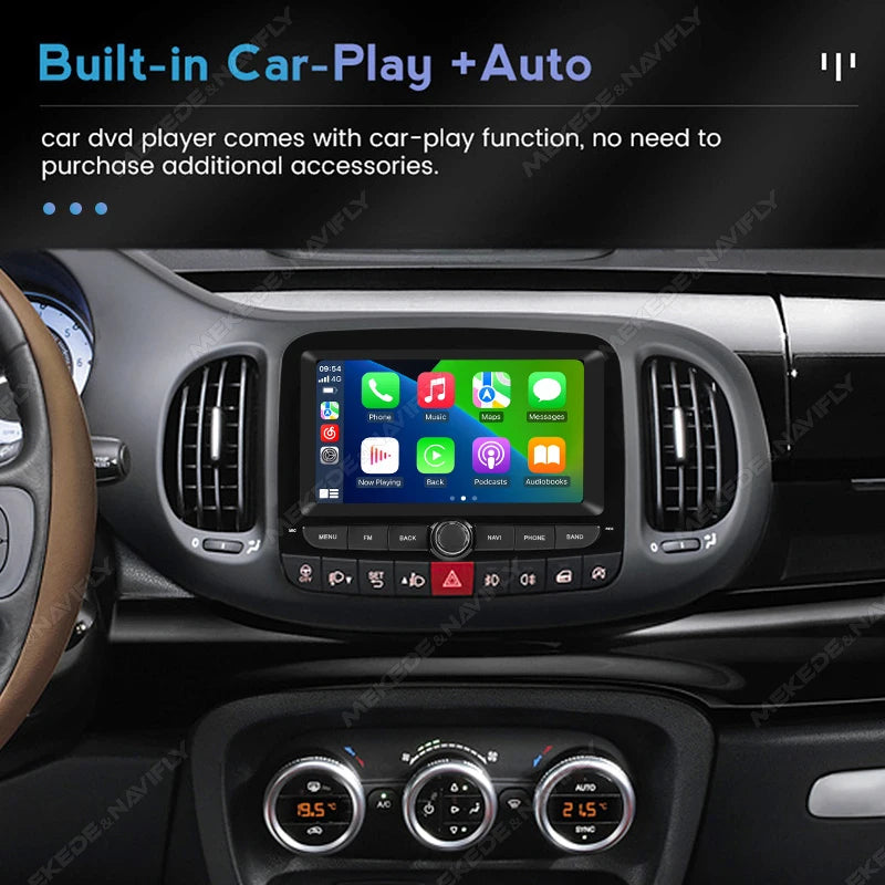 For Fiat 500L 2013-2019 Android 15 2+64G 2 Din Car Radio Wireless Carplay Central Multimed
