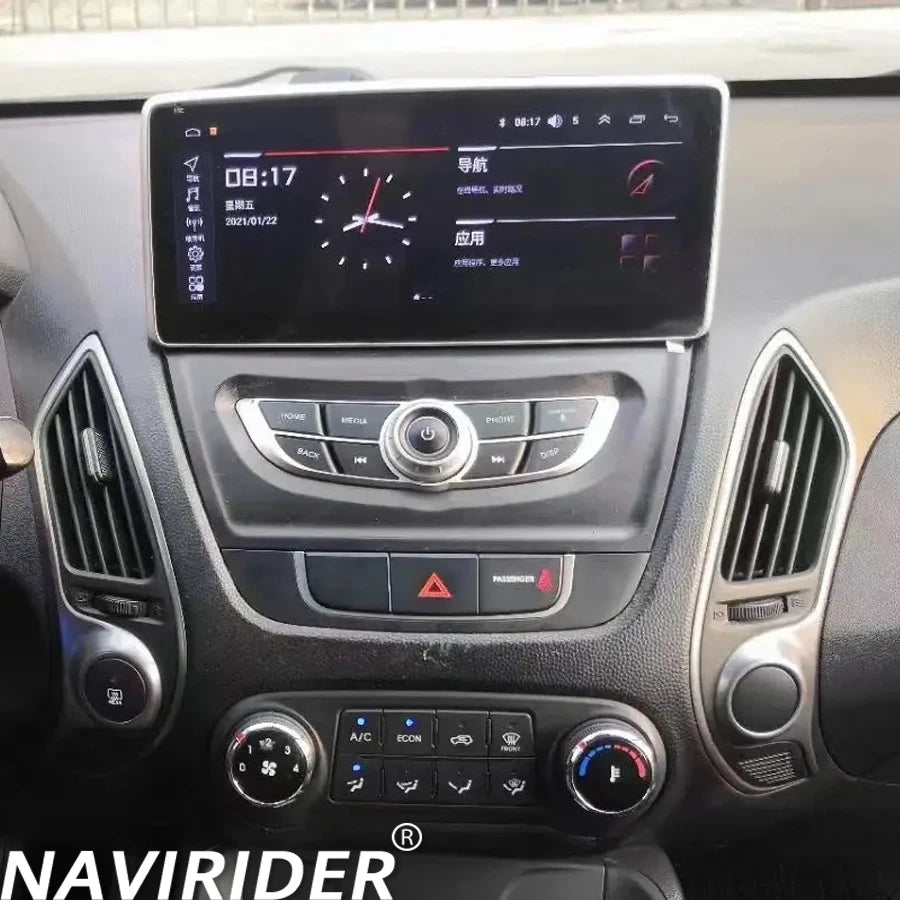For Hyundai Tucson 2 IX35 2009-2017 Car Stereo Wireless CarPlay Android 14 Navigation 10.2