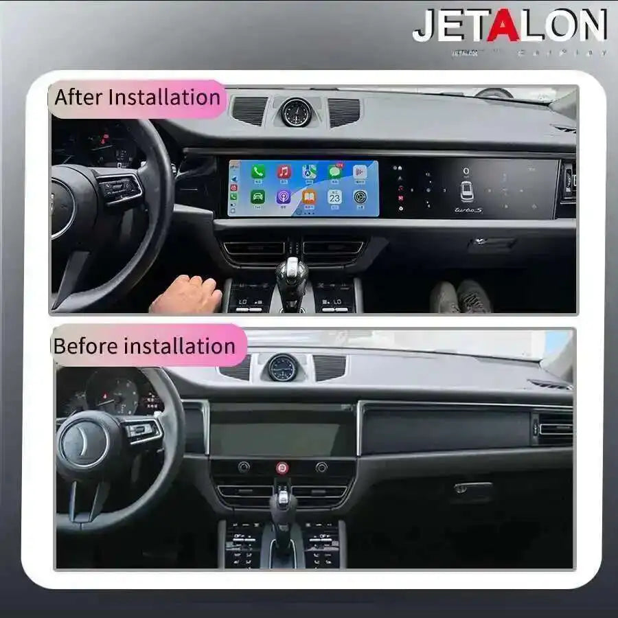 12.3inch Android Dual Screen For Porsche Macan 2018-2024 Pcm 5.0 Radio Auto Car GPS Multim | AUTOKITSHOP