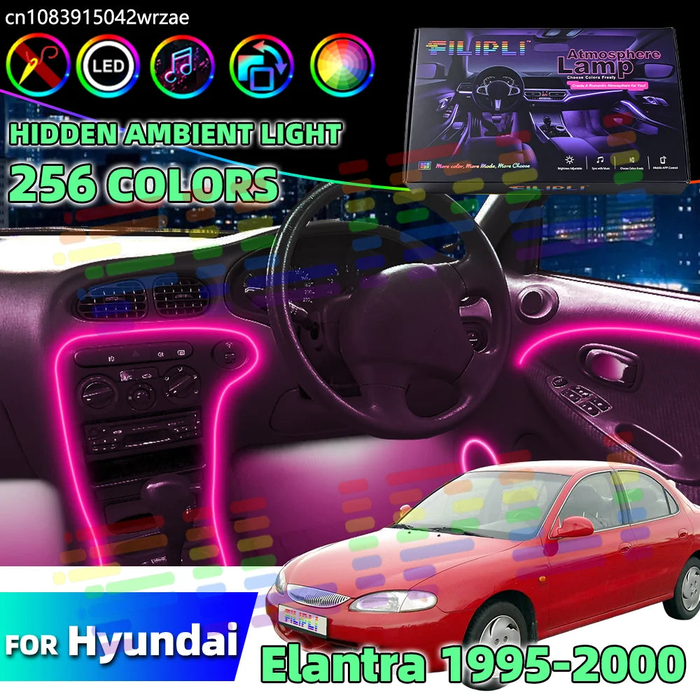 64RGB - Ambient Light - for Hyundai 1995-2000 - Car Interior Lighting | AUTOKITSHOP