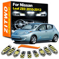 ZITWO 8Pcs Canbus LED Interior Light Kit For Nissan Leaf ZE0 2010 2011 2012 Dome for Nissan ZE0 - Canbus LED Car Light