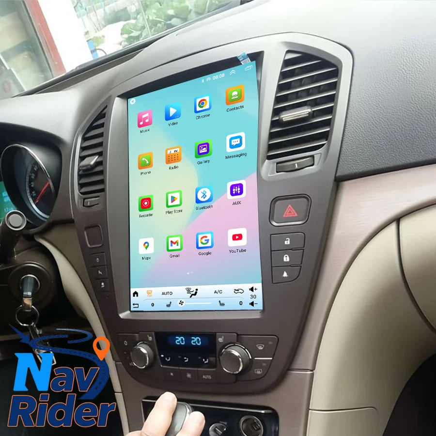 Stereo Car GPS Navi Multimedia Video Player Wireless Carplay 12.8inch Android Auto For Ope