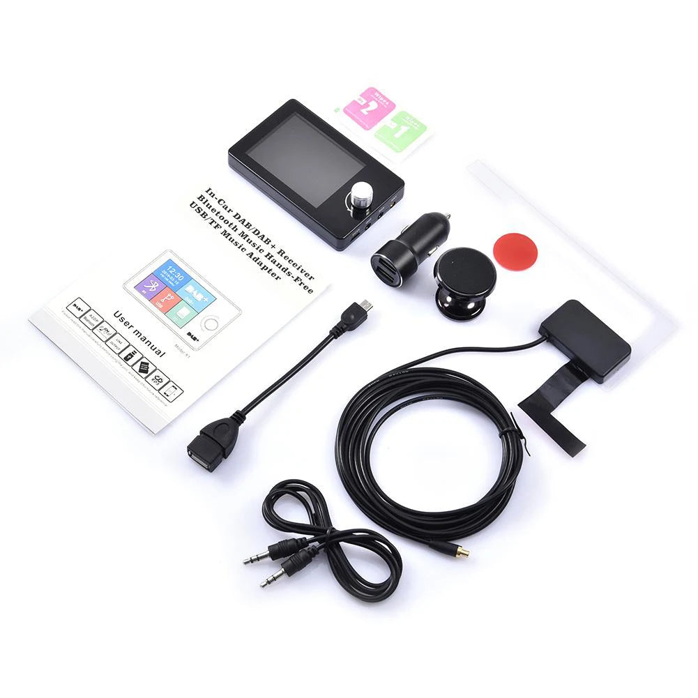 DAB+ Car Digital Radio FM Receiver BT SD TF MP3 Player 2.8 Inch Screen DAB for European Ca | AUTOKITSHOP