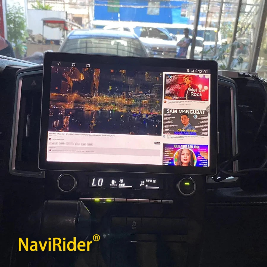 Android 14 For Toyota Hiace 13.3" 2004-2019 Car Radio Multimedia Video Player Navigation G