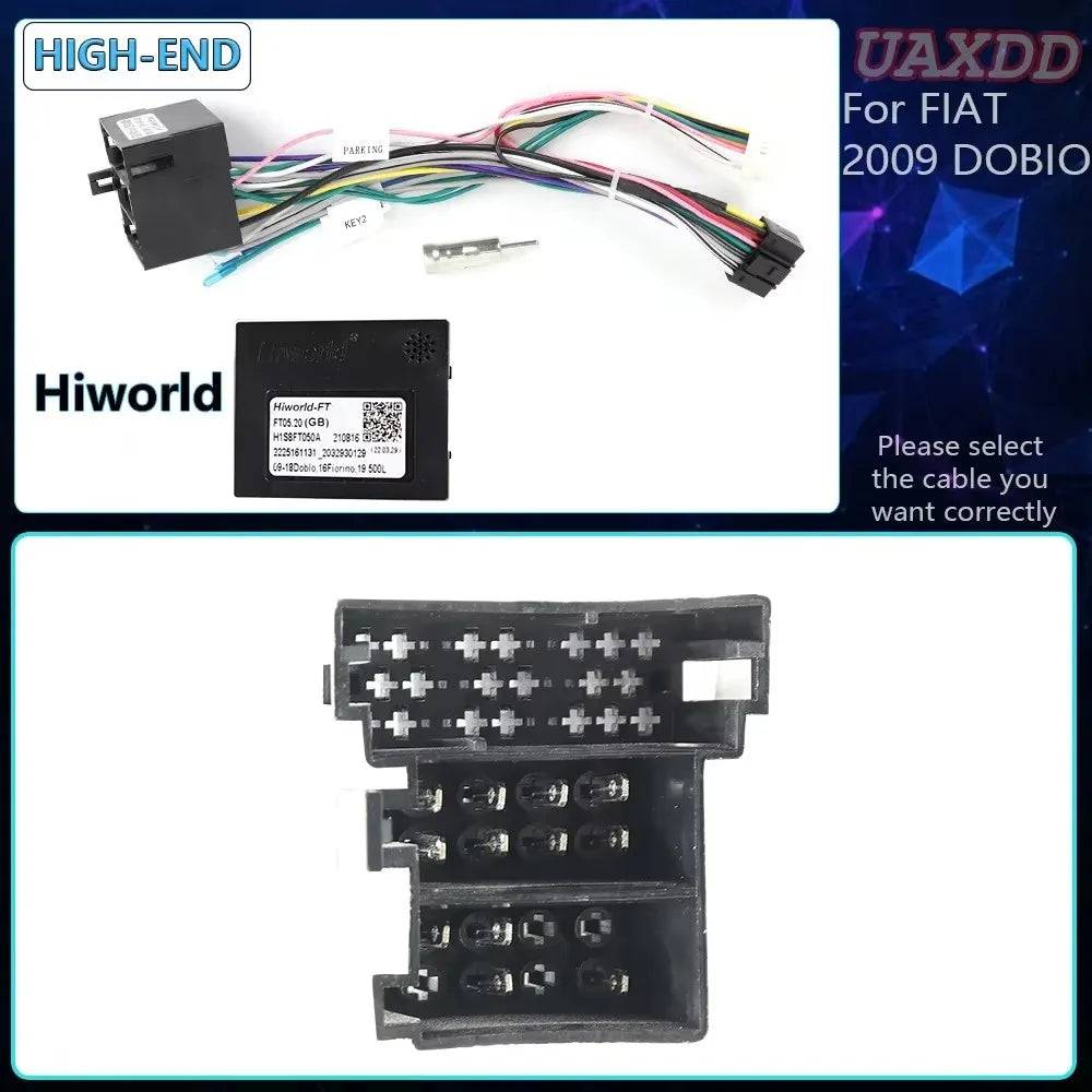 FOR FIAT Car Cable Harness Canbus Box Linea DUCATO Argo TORO UNO Strada DOBLO FIORINO 500X