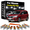 9-Piece LED Interior Light Kit for Nissan - Canbus Error-Free Interior Bulbs