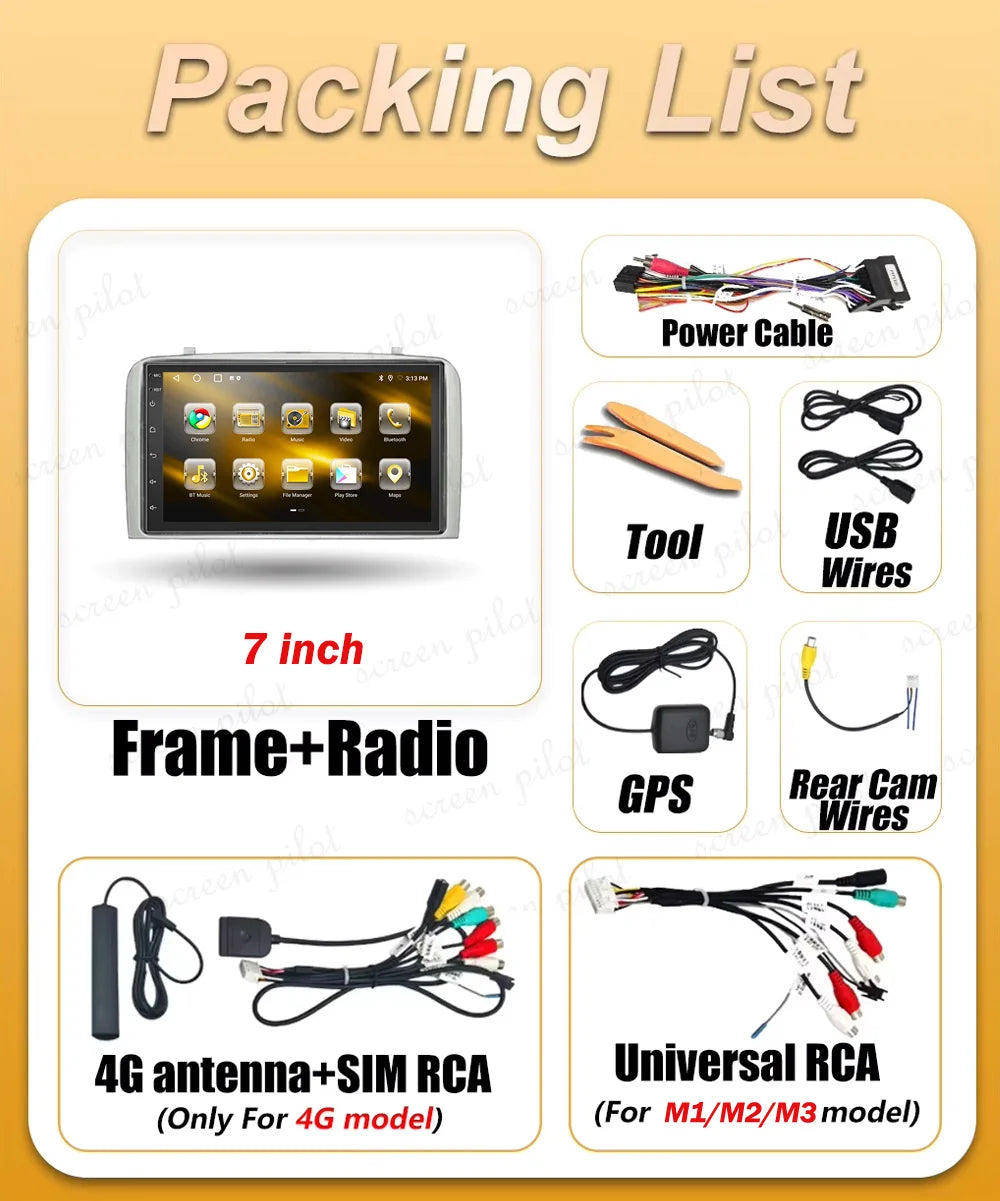 7" Car Radio For Alfa Romeo 147 Gt 937 2000-2010 Android 16 Multimedia Video Player Gps na | AUTOKITSHOP
