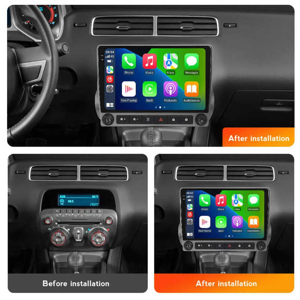 Android 16 For Chevrolet Camaro 5 2008 - 2016 Car Radio Multimedia Video Player GPS 4G LTE