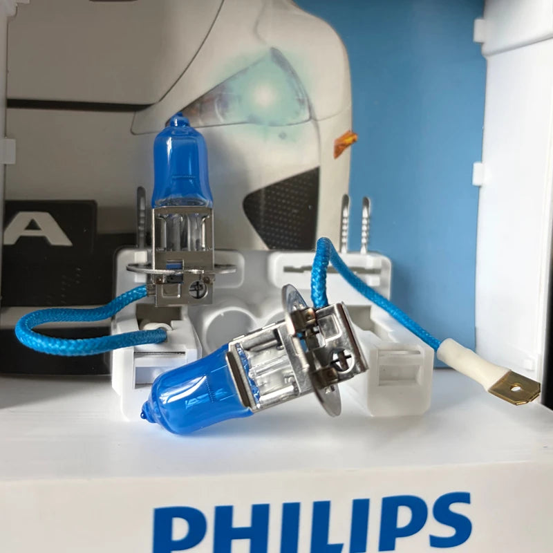 Philips Diamond Vision H3 12V 55W PK22s 12336DVS2 5000K Cool White Light Car Halogen Headl