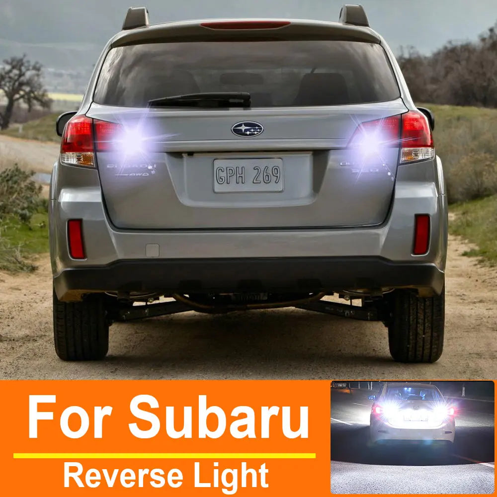 2-Piece LED Interior Light Kit for Subaru Outback Legacy Impreza BRZ XV Tribeca Forester SG SJ SK LED Backup Light Bu...