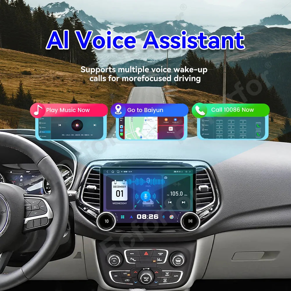 Advanced HD Touch Screen Android 15 11.5 Inch Wireless CarPlay GPS Navigation Stereo Head
