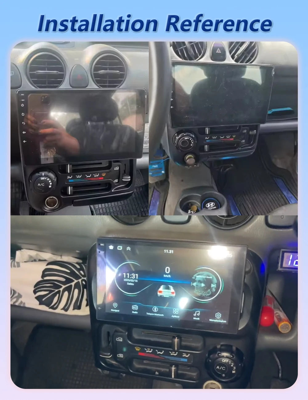 Android16 Auto Carplay For Hyundai Santro Atos Prime 2003 2004 2005 - 2015 Car Radio Multi | AUTOKITSHOP