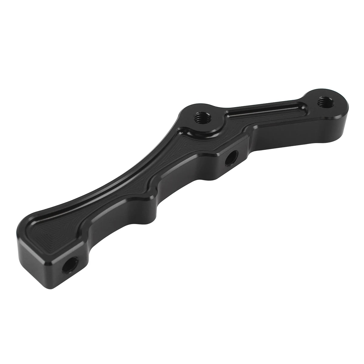 Black CNC Radial Front Brake Caliper Bracket Mount For Harley Touring Dyna Softail Sportster Fit - Automotive LED Light