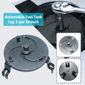 3 Jaws Adjustable Car Fuel Tank Lid Wrench Tool Remove Oil Cover Pump Cap Spanner - Automotive LED Light