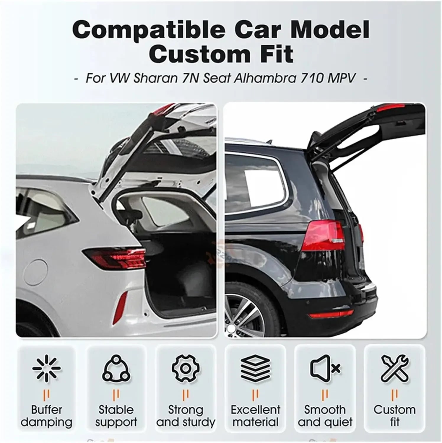 High Quality Electric Tailgate Gas Struts Compatible With Porsche cayenne 2018-2023 9Y0 82 | AUTOKITSHOP