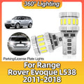 2x Car LED Bulb T10 W5W Interior Signal Light Canbus 6000K For Range Rover Evoque L538 201
