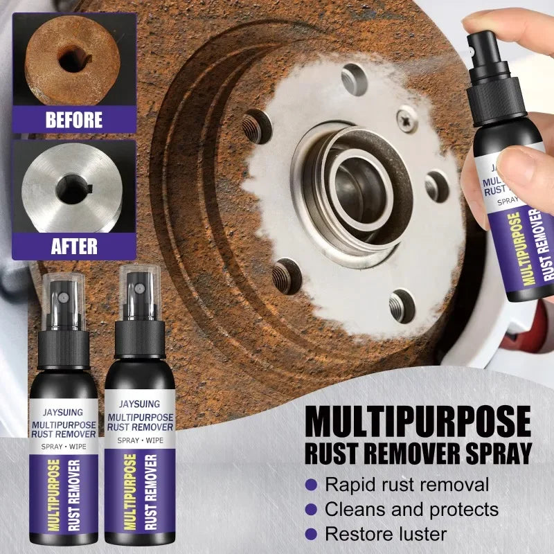 50ml Multi-purpose Rust Removal Spray Car Wheel Hub Polishing Renovator Parts Maintenance Metal  - Automotive LED Light