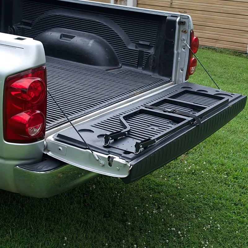 Universal Trucks Tailgate Ladder Foldable, Height Adjustable for Truck Tailgate Ladder/ Universa - Automotive LED Light