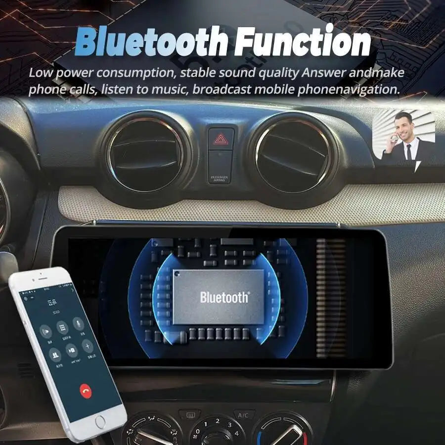 Android 14 Car Video Player Stereo For Suzuki SWIFT 2017 2018 2019 2020 GPS Multimedia Car