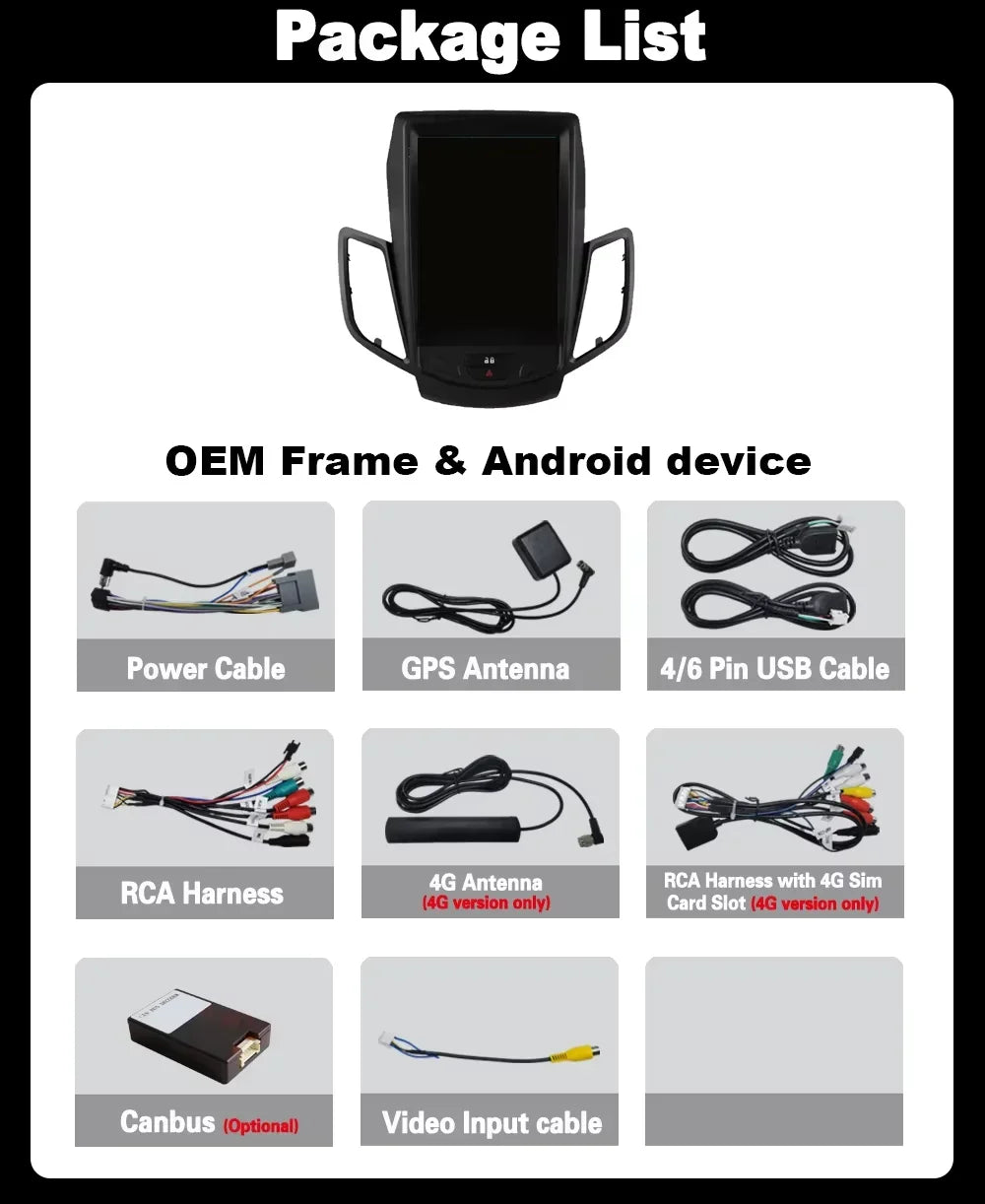 For Ford Fiesta MK6 MK7 2009 - 2017 9.7 inch wireless Carplay Android Car Radio Multimedia