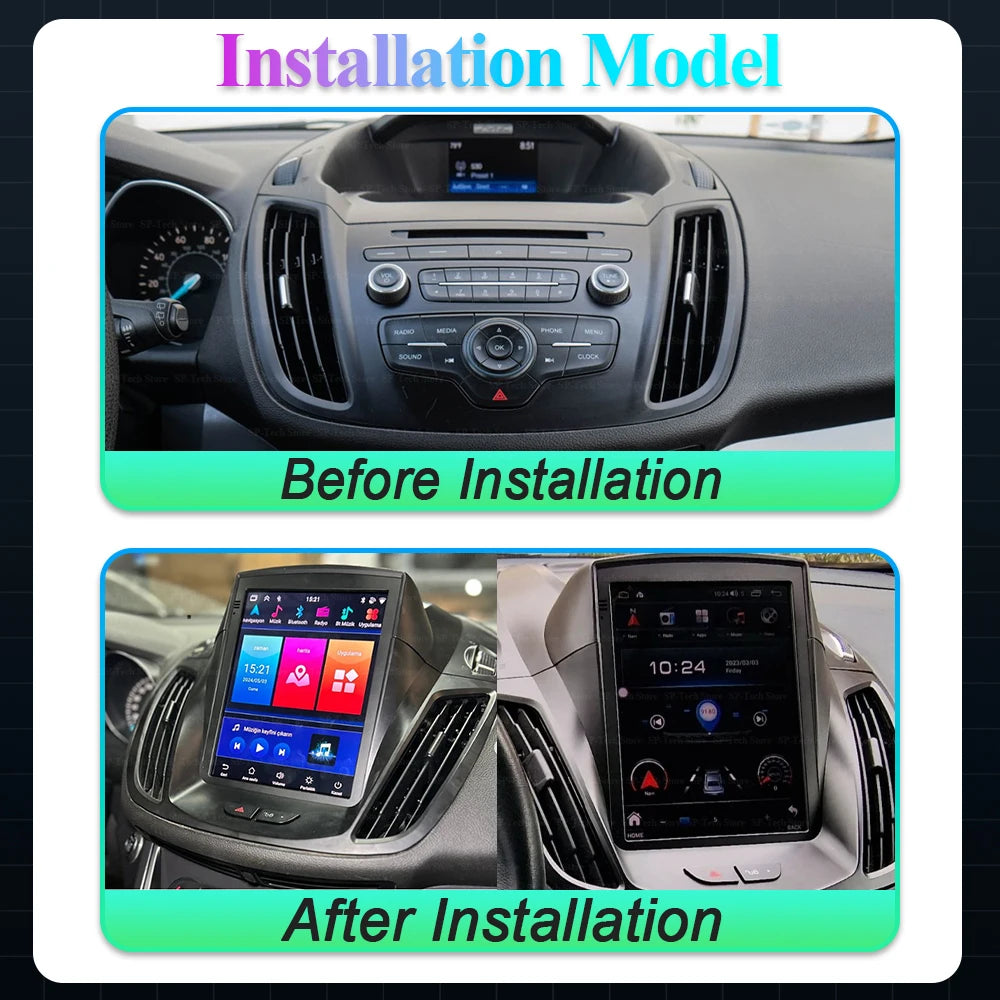 9.7 Inch Android 16 For Ford Kuga 2 Escape 3 2012-2019 Wireless Carplay Car Multimedia Pla | AUTOKITSHOP