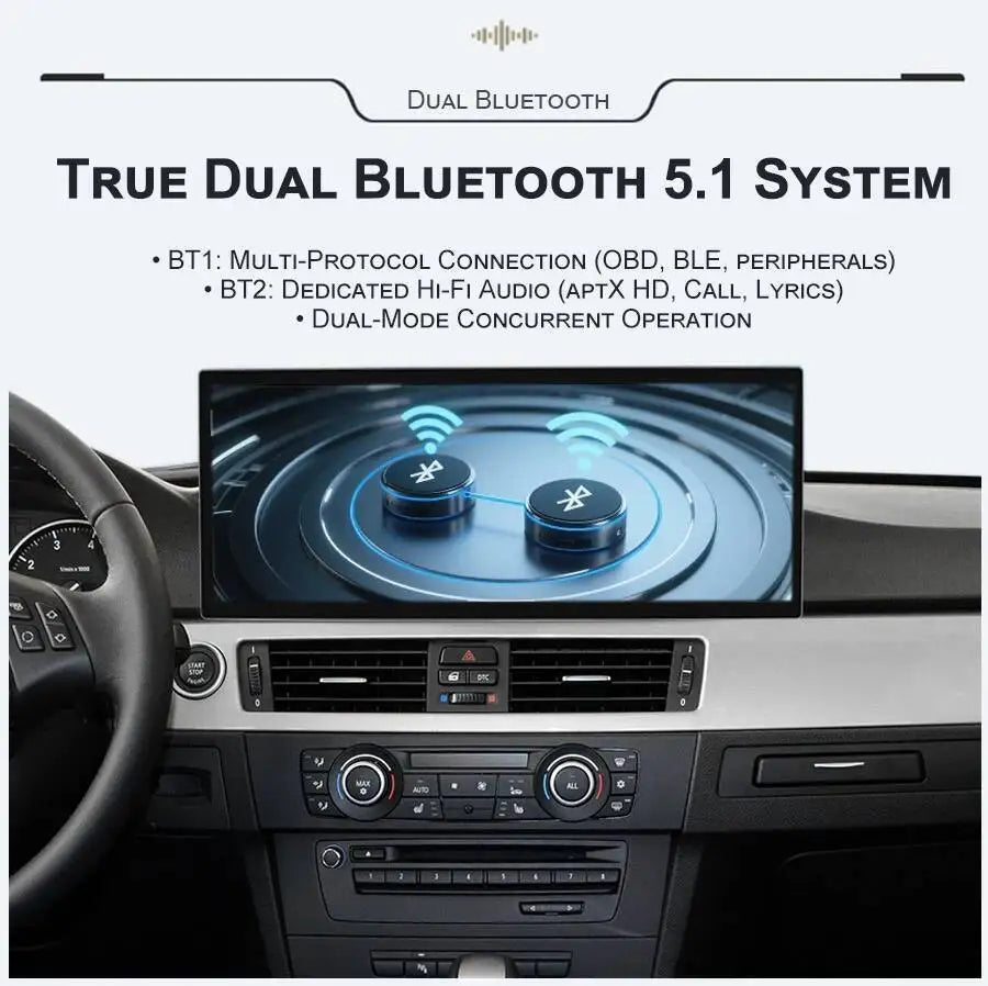15.8" Car Radio Wireless Carplay Multimedia Video Player Android Auto Head Unit BT For BMW | AUTOKITSHOP