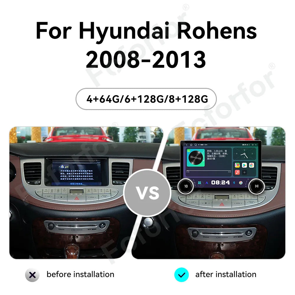 Smart Display Android 15 HD Touch GPS Multimedia Player 11.5 Inch Wireless CarPlay Android