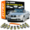 AutoKitShop 13Pcs For BMW 3 Series E46 Convertible Cabrio 2000 2001 2002 2003 2004 200 for BMW E46 - Canbus LED Car Light
