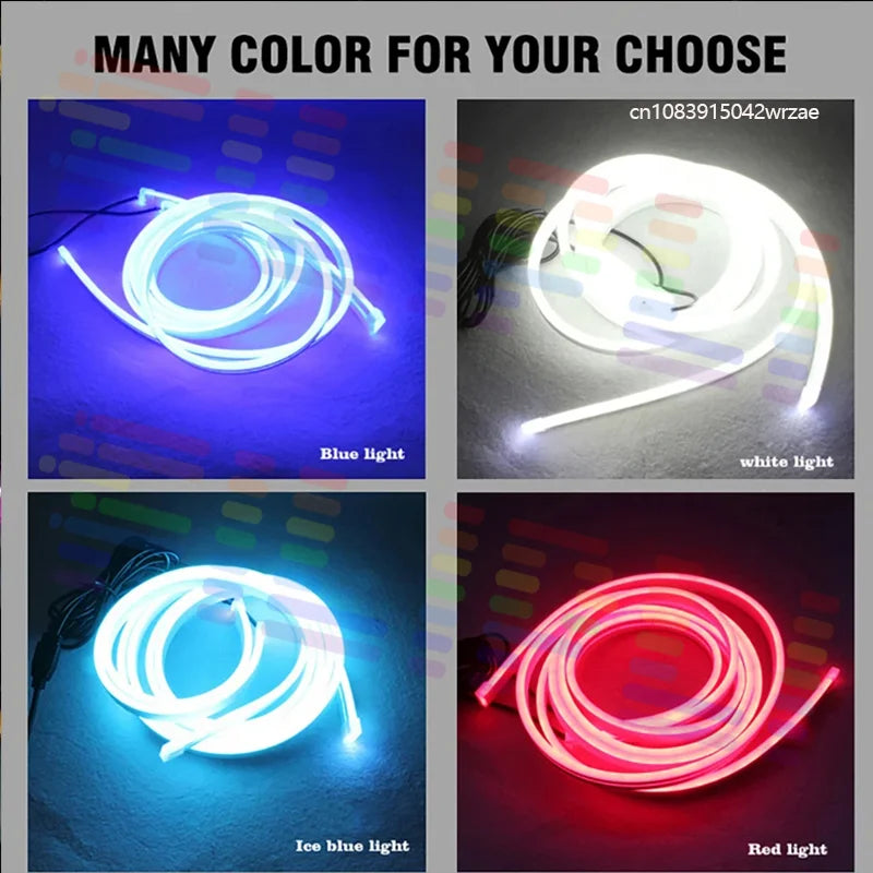 1.8M LED Hood Light, Meteor Scan Startup Effect DRL Daytime Running Light, ACC-Linked Car  | AUTOKITSHOP