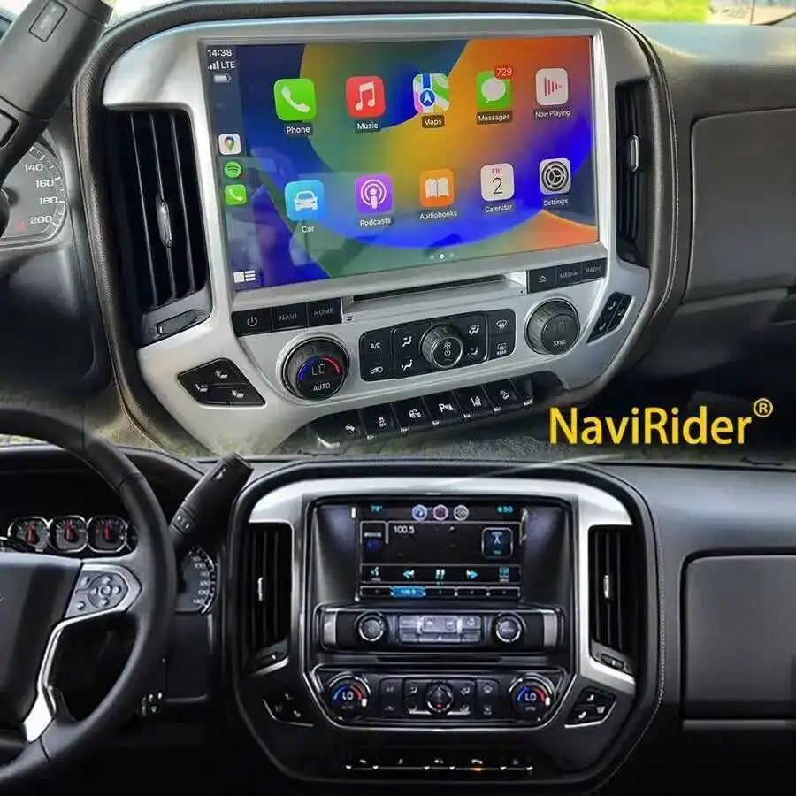 13.3Inch Screen 128GB GPS Car Radio For Chevy Silverado 1500 2018 Chevrolet GMC Sierra 201 | AUTOKITSHOP