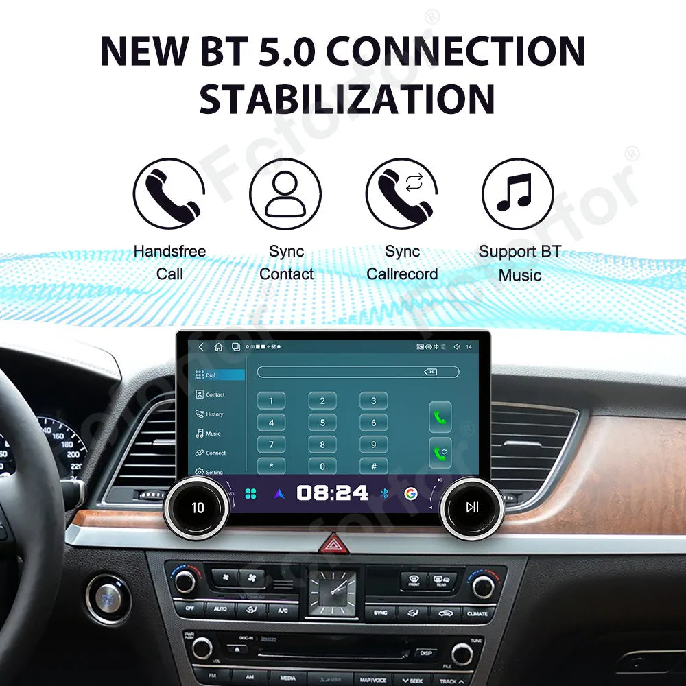 Ultra Clear Screen 11.5 Inch Android 15 HD Touch Wireless CarPlay For Hyundai Genesis 2013