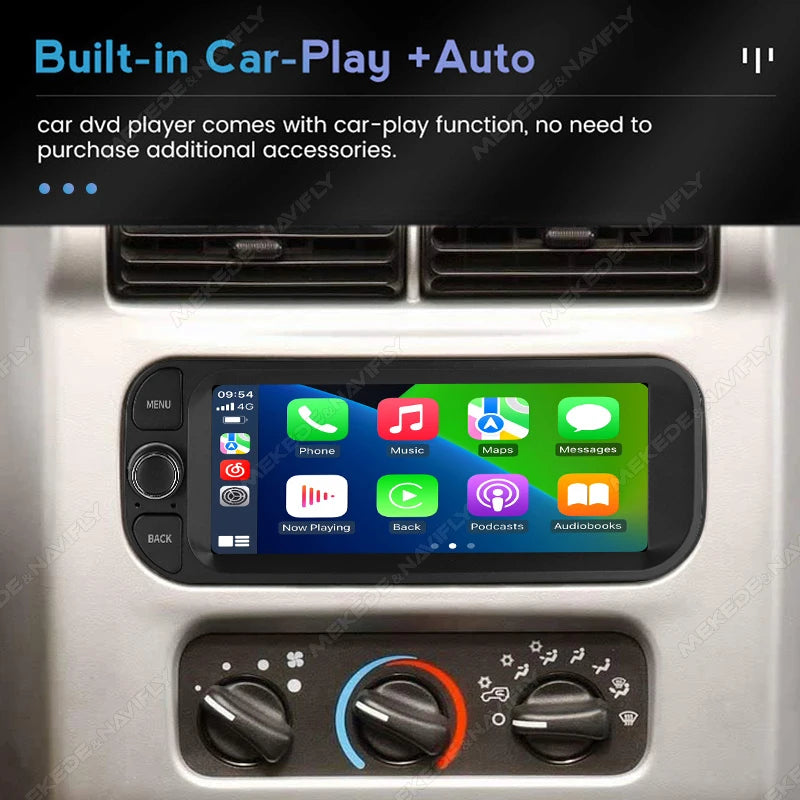 Wireless CarPlay Android Auto Multimedia Display Screen For Jeep Grand Cherokee Liberty Wr