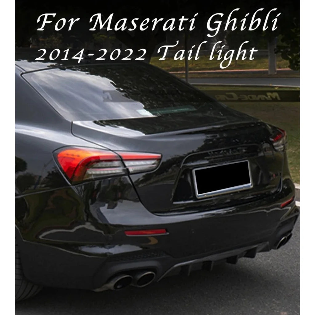 Car Styling For Maserati Ghibli Taillight 2014-2022 Upgrade Rear Tail Lights Assembly DRL