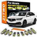 ZITWO Complete LED Interior Light Bulb Kit For Acura MDX RDX TSX RSX CSX ILX RLX TL RL CL EL Doo - Canbus LED Car Light