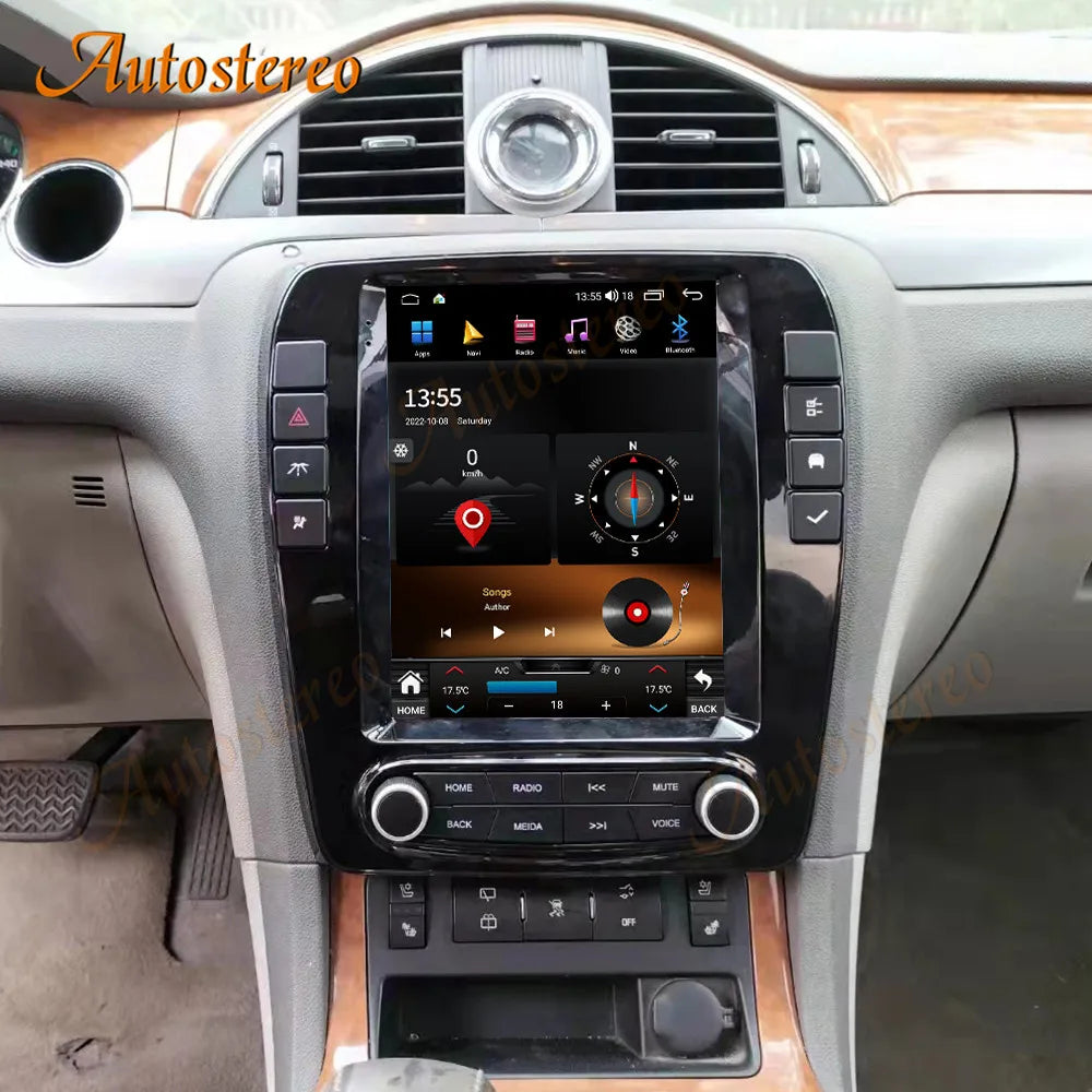 Android 14 Carplay For Chevrolet Traverse Tesla Style Car Multimedia Player GPS Navigation